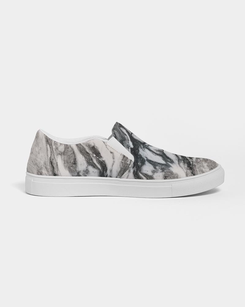 Grey Marble Slip On Shoe-women shoes-Get Me Bedazzled