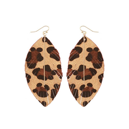 Leopard Heather Necklace/Earring Combo-Get Me Bedazzled