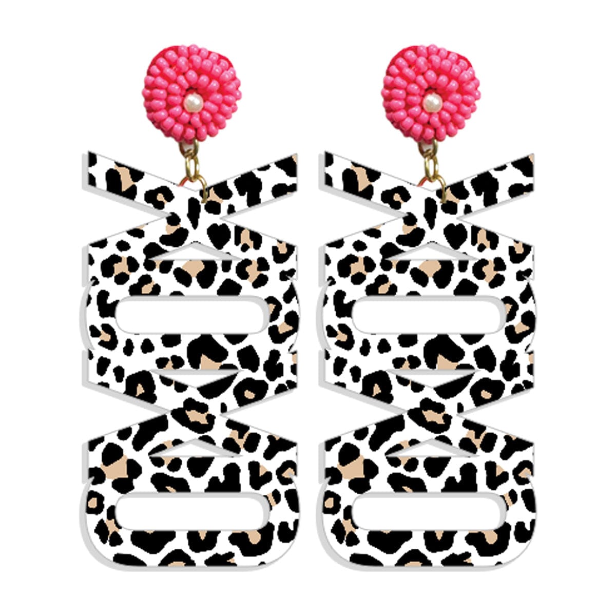 Catwalk Acrylic XOXO Earrings