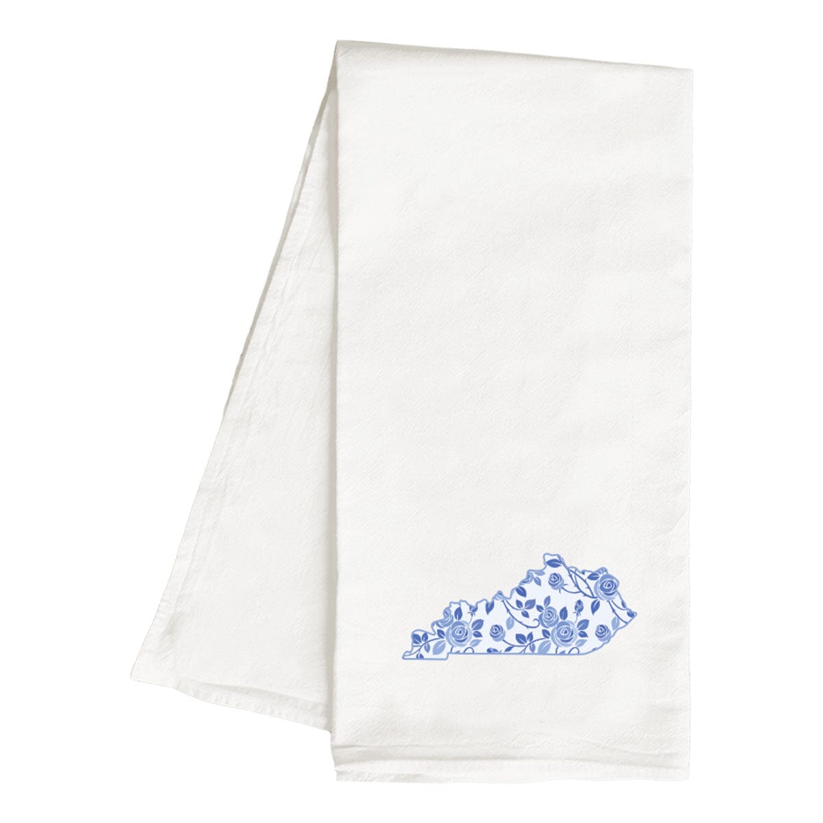 Printed Blue Floral Kentucky Hand Towel