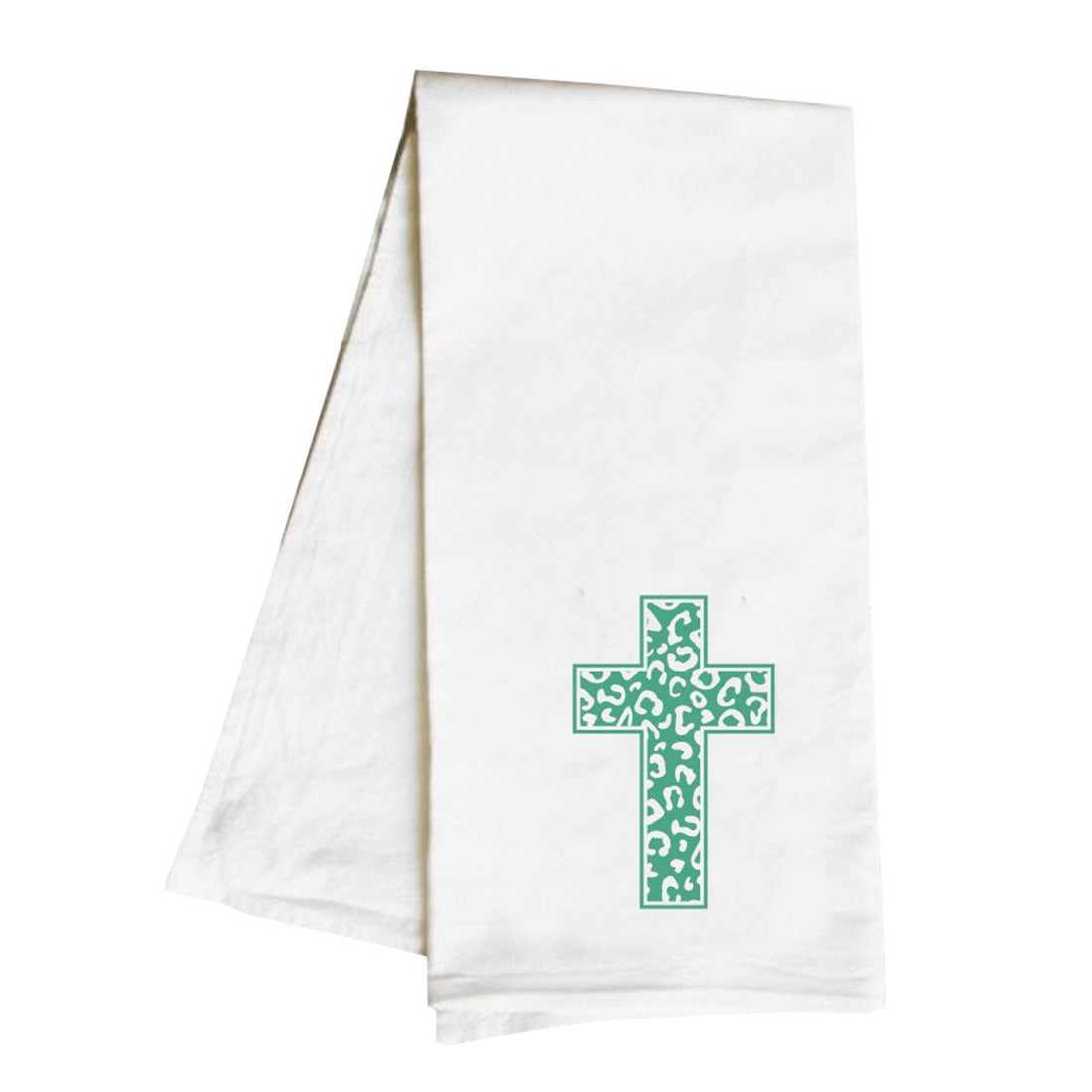 Printed Leopard Cross Hand Towel