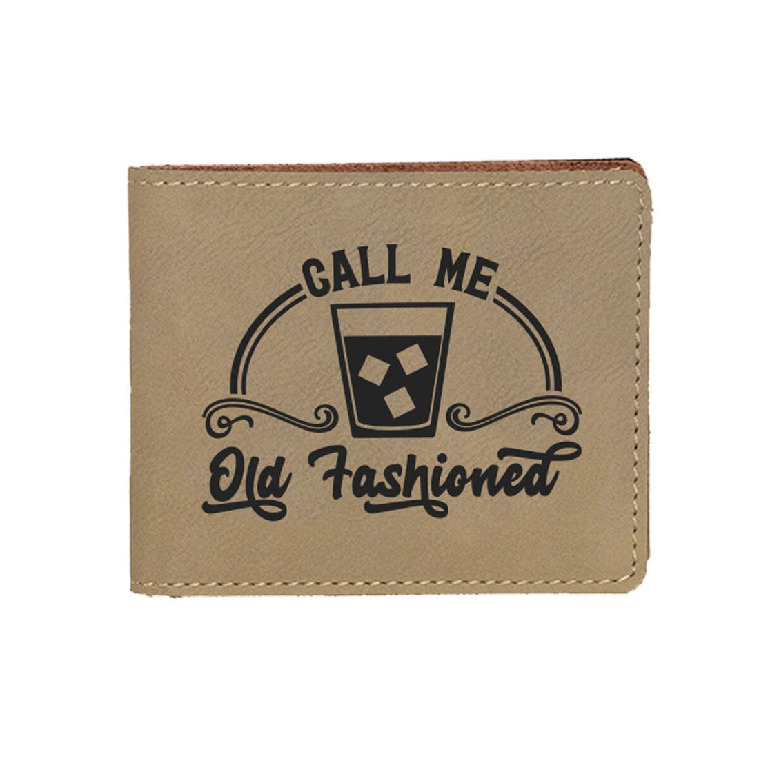 Old Fashioned Light Brown Bi-Fold Wallet