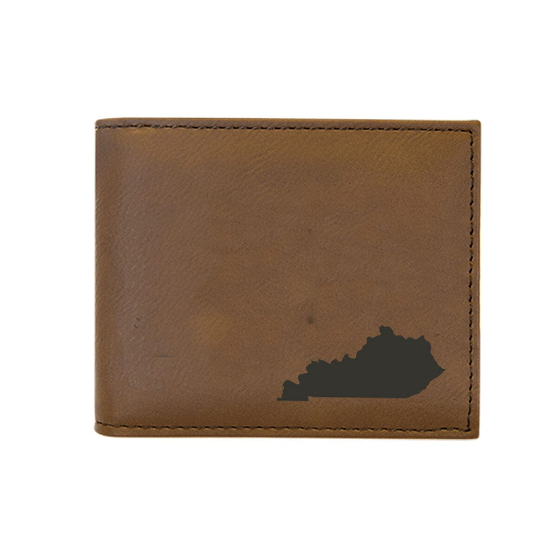 Kentucky State Dark Brown Bi-Fold Wallet