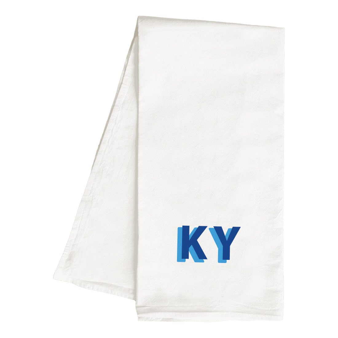 KY Shadow Block Embroidered Hand Towel