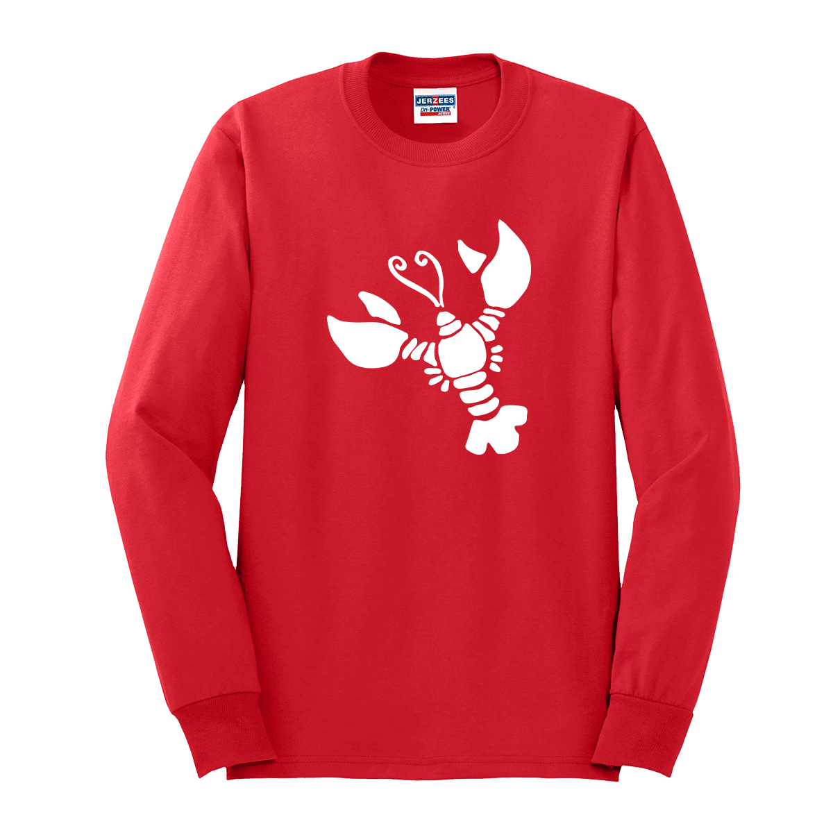 White Lobster Long Sleeve Shirt