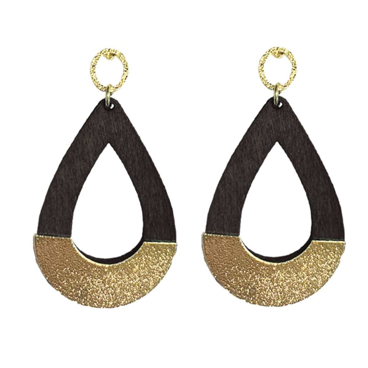 Black Stacy Earrings