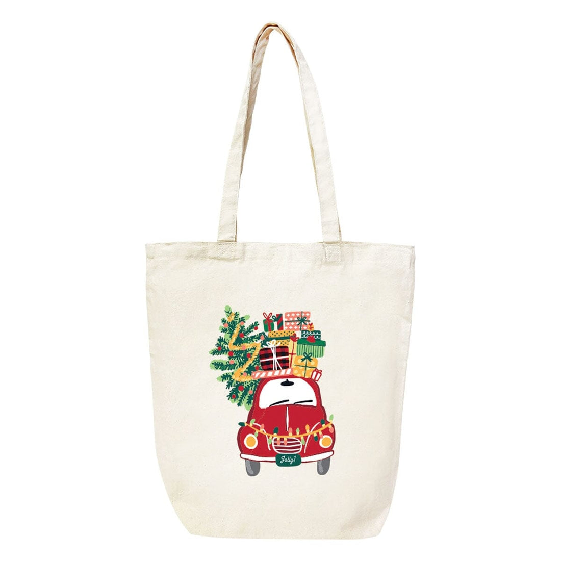 Christmas Delivery Canvas Tote