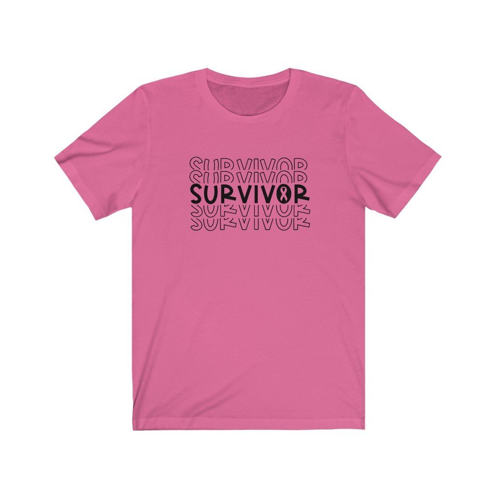 Survivor Cancer T-Shirt-T-Shirt-Get Me Bedazzled