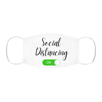 Social Distancing Snug-Fit Polyester Face Mask-Accessories-Get Me Bedazzled