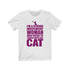 Strong Independent Woman Who Cuddles With Cat Short Sleeve Tee-T-Shirt-Get Me Bedazzled