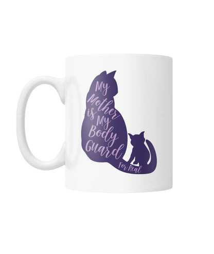 Mothers Day Cat Mug... White Coffee Mug-Drinkware-Get Me Bedazzled