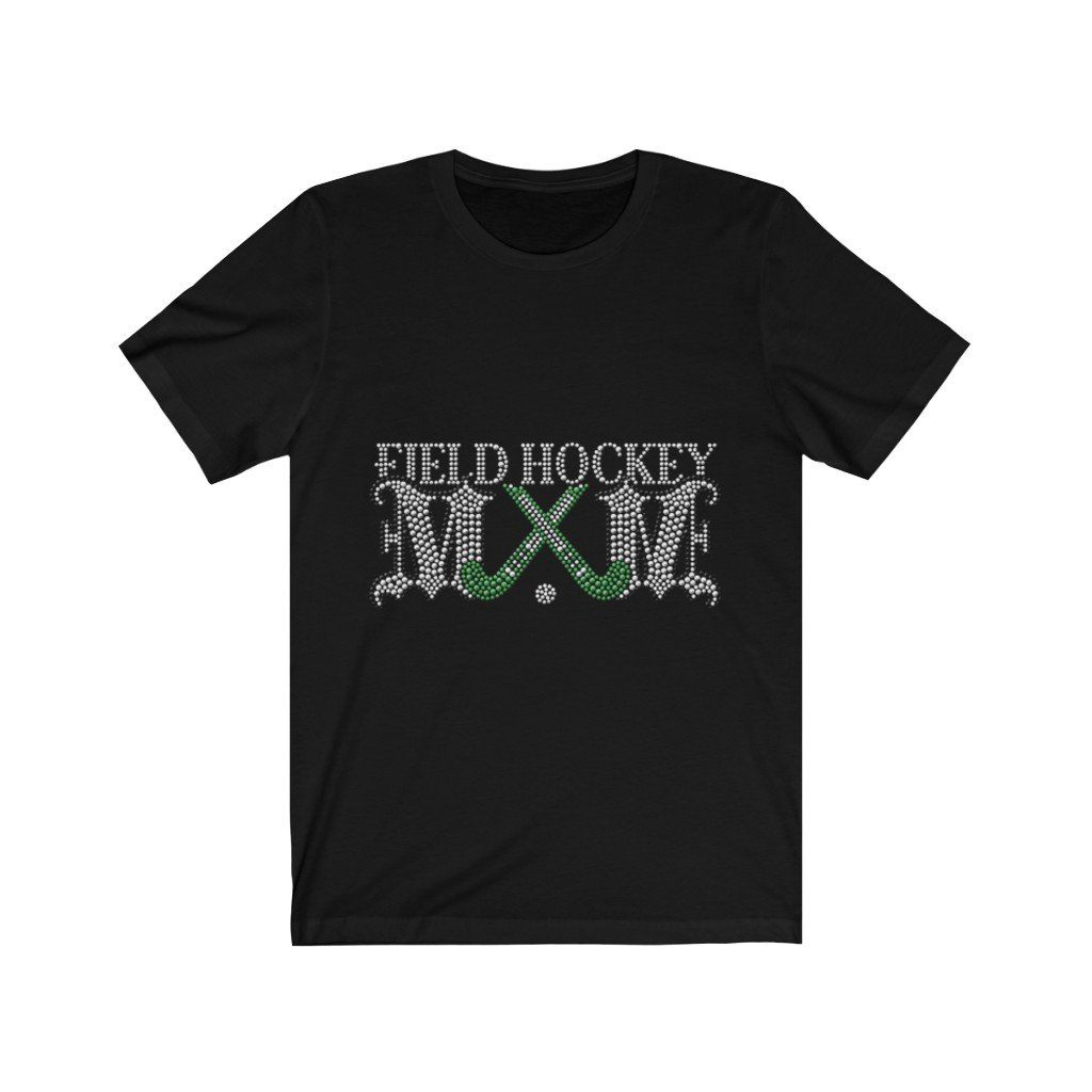 Field Hockey Mom Rhinestone T-Shirt-T-Shirt-Get Me Bedazzled