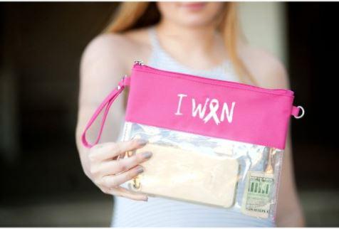 I Won Hot Pink Clear Purse-Clear Bags-Get Me Bedazzled