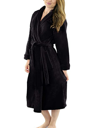 Custom Fleece Soft Plush Spa Robe