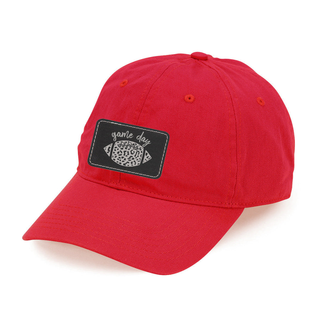 Leopard Football Patch Red Cap