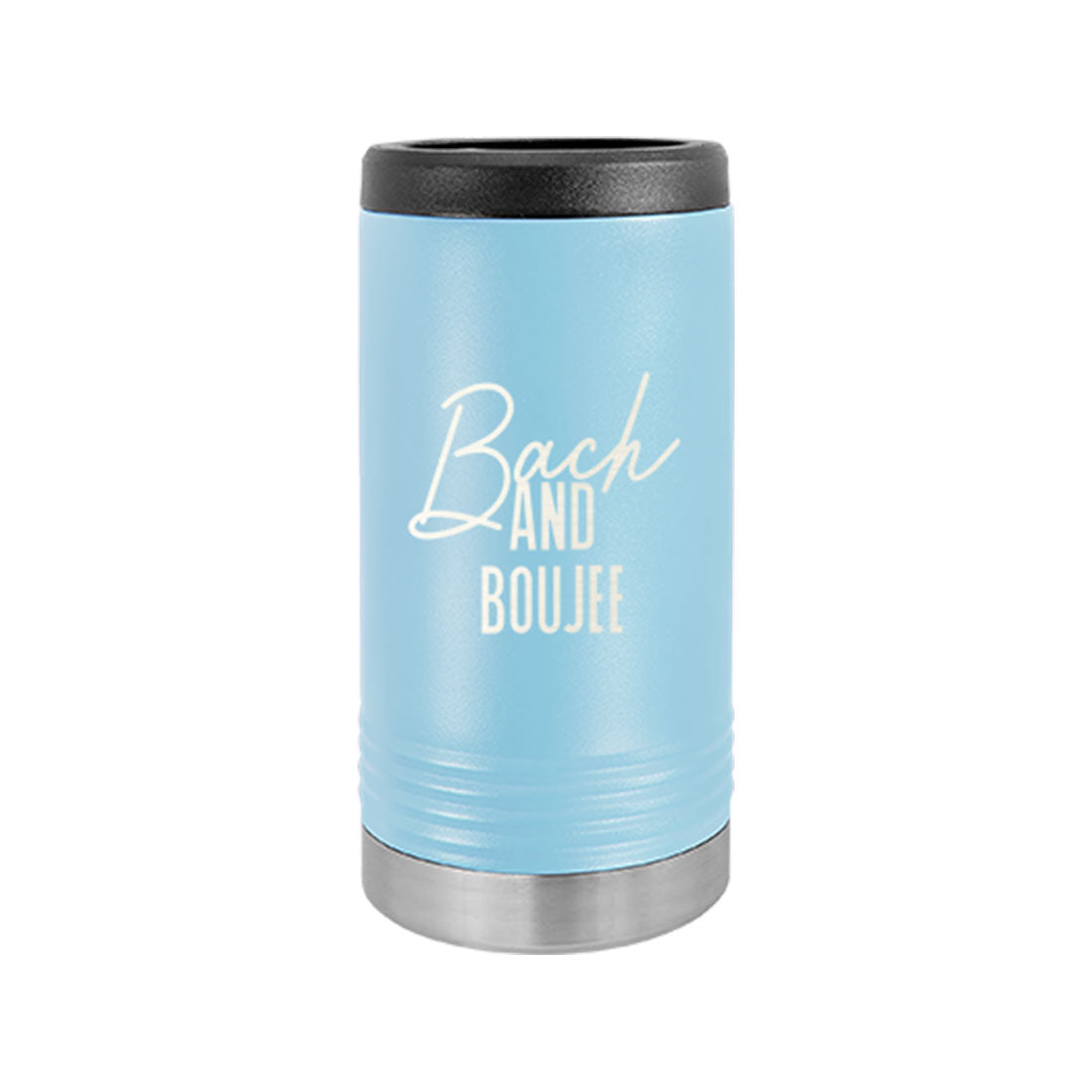 Bach & Boujee Light Blue Slim Can Beverage Holder