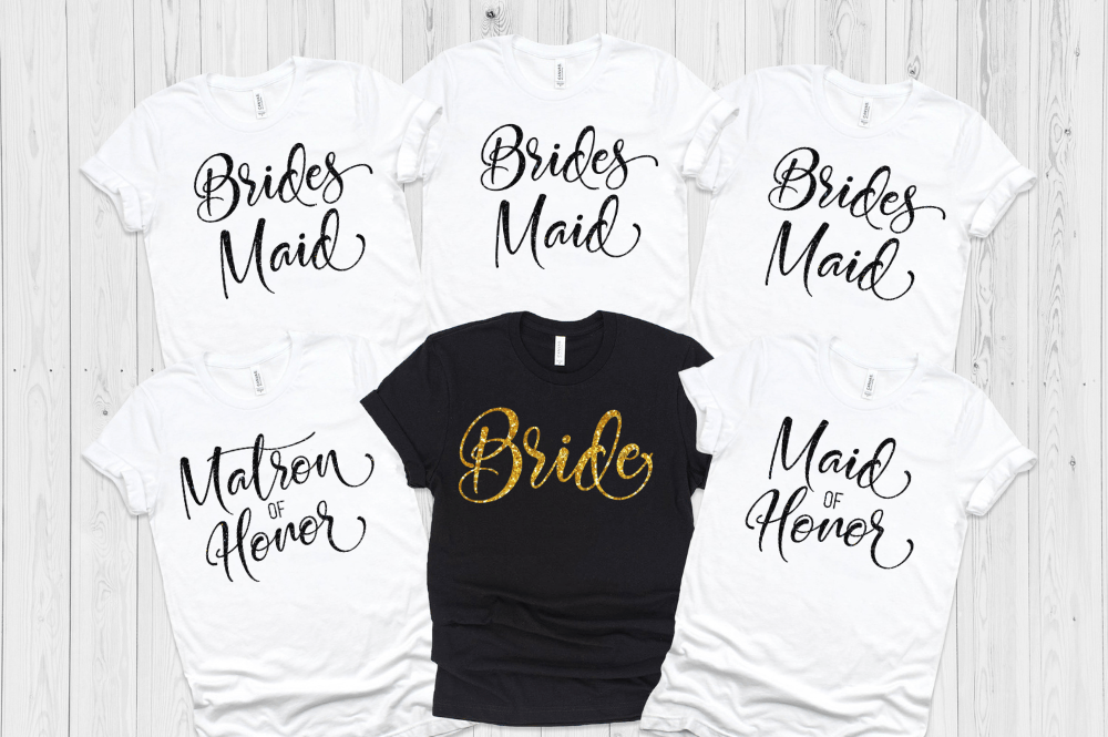 Bridal Party Shirts Bundle-Get Me Bedazzled