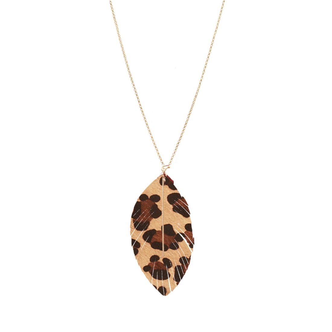 Leopard Heather Necklace/Earring Combo-Get Me Bedazzled