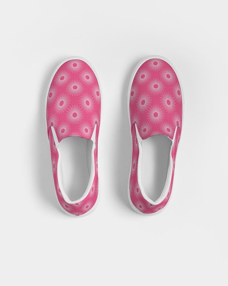 Hot Pink Burst Slip On Shoe-women shoes-Get Me Bedazzled