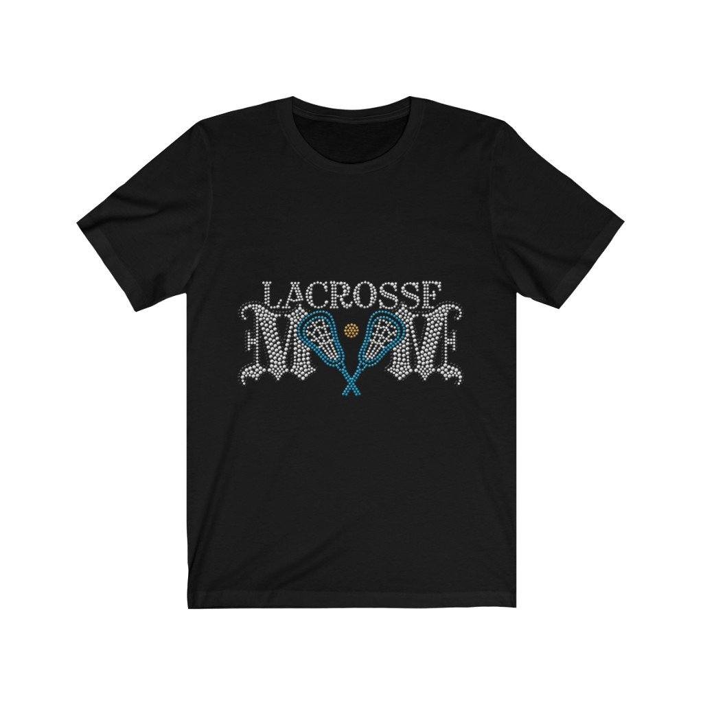 Lacrosse Mom Rhinestone T-Shirt-T-Shirt-Get Me Bedazzled