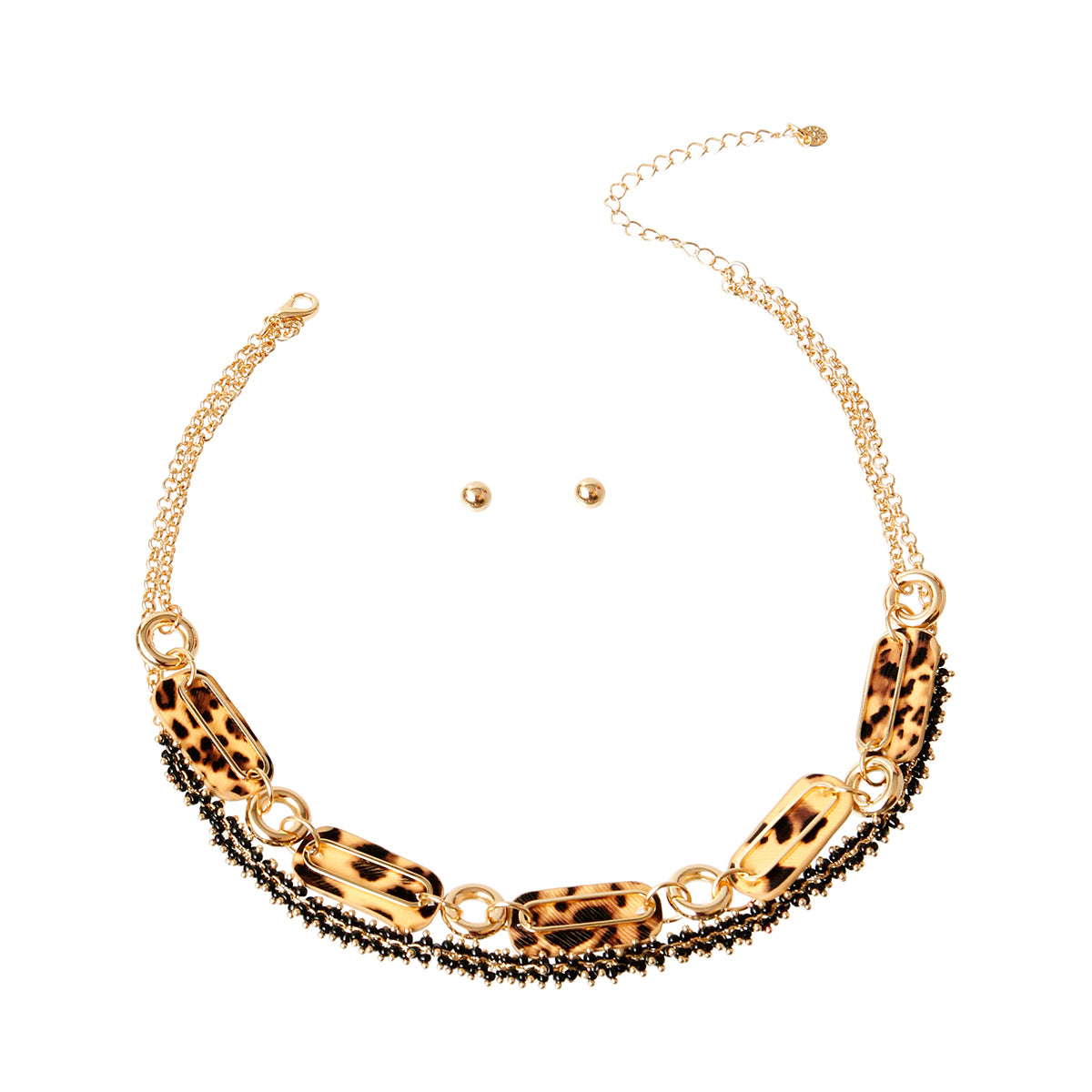 Gold Leopard Link Set