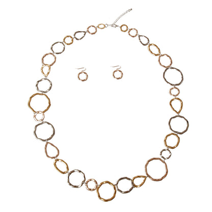 Organic Link Necklace Set