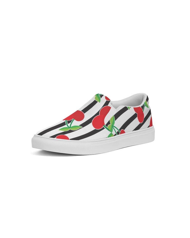 GMB Cherry Striped Slip On Shoe-women shoes-Get Me Bedazzled