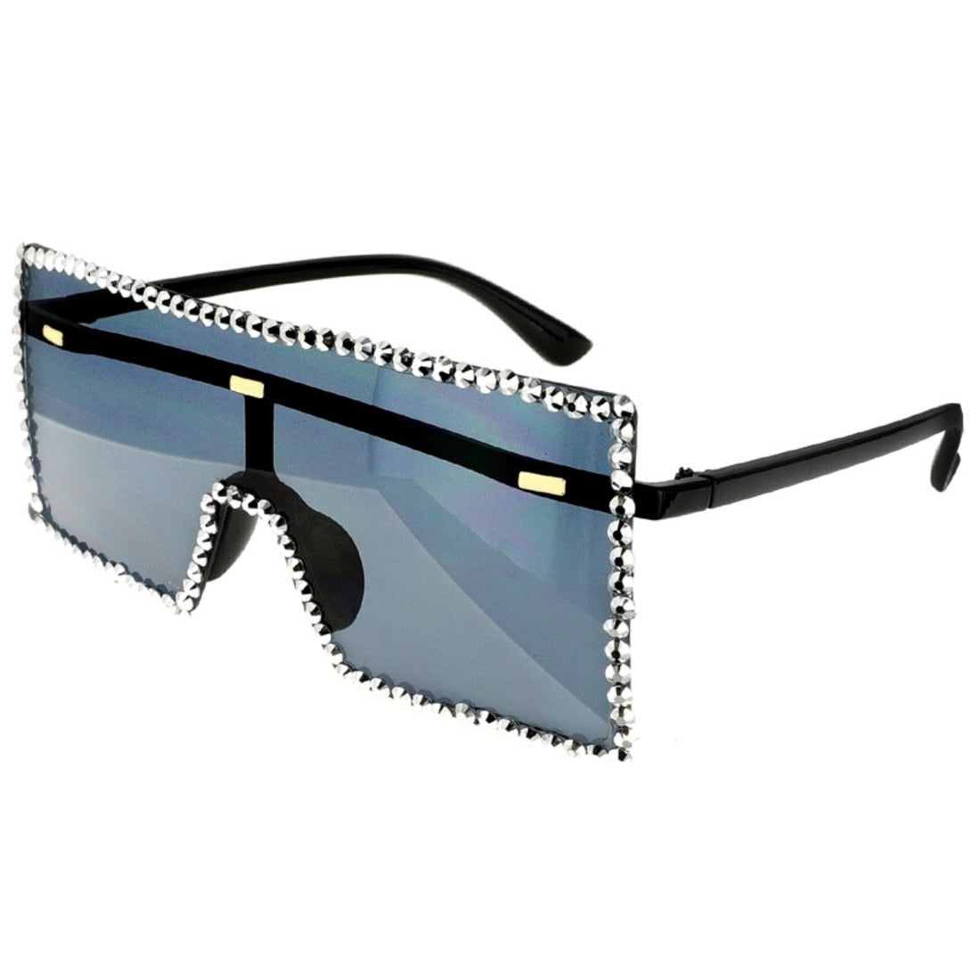 Silver Stone Visor Sunglasses