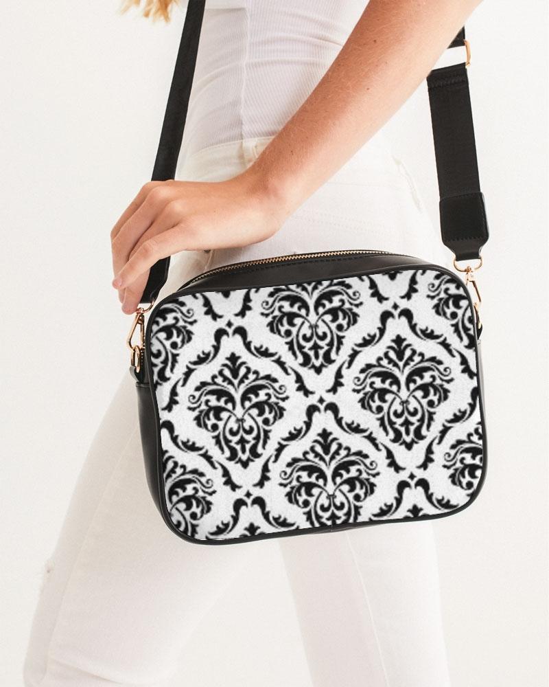 DAMASK CROSS-BODY BAG-accessories-Get Me Bedazzled