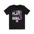 Yes I Do Play Like A Girl Short Sleeve Tee-T-Shirt-Get Me Bedazzled