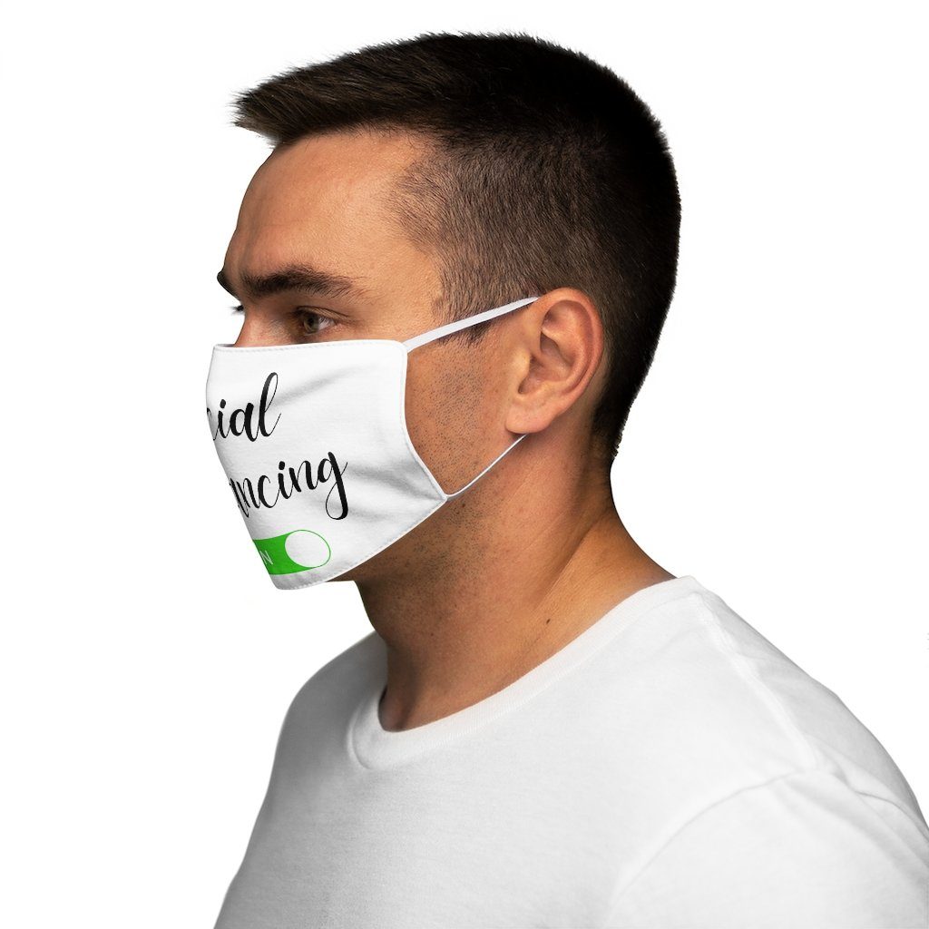 Social Distancing Snug-Fit Polyester Face Mask-Accessories-Get Me Bedazzled