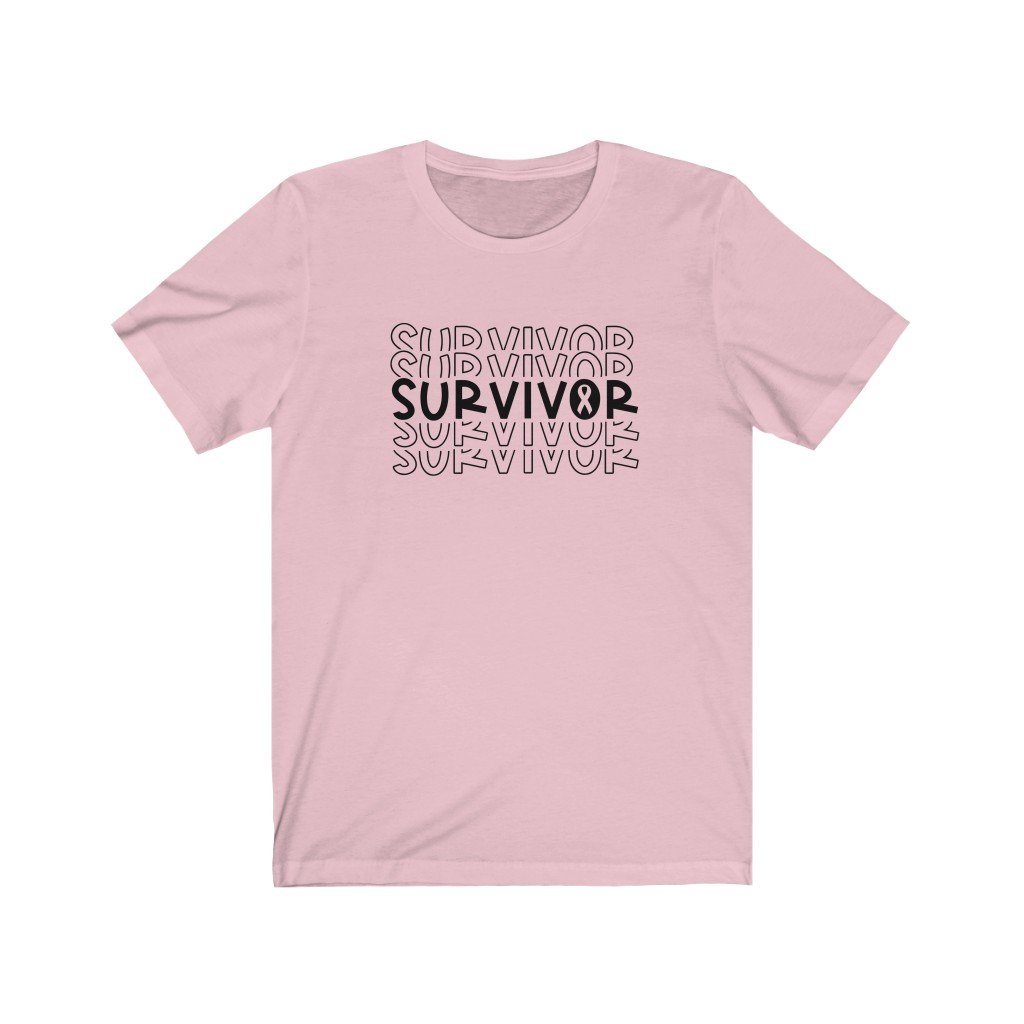 Survivor Cancer T-Shirt-T-Shirt-Get Me Bedazzled