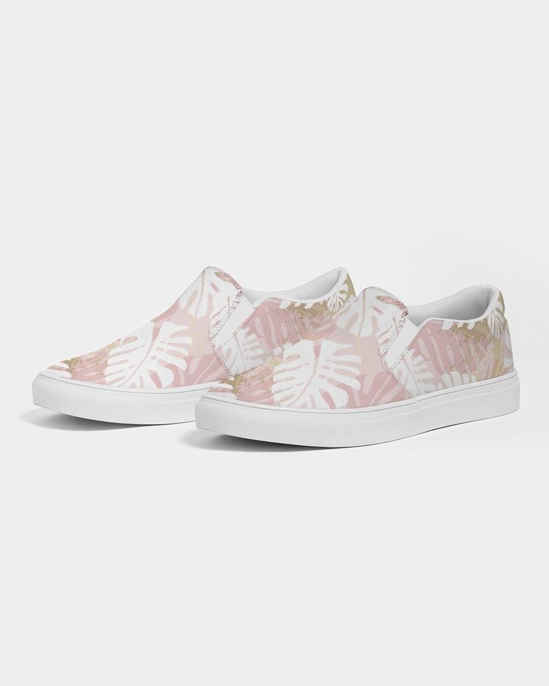 Tropical Floral Pastel Slip On Shoe-women shoes-Get Me Bedazzled