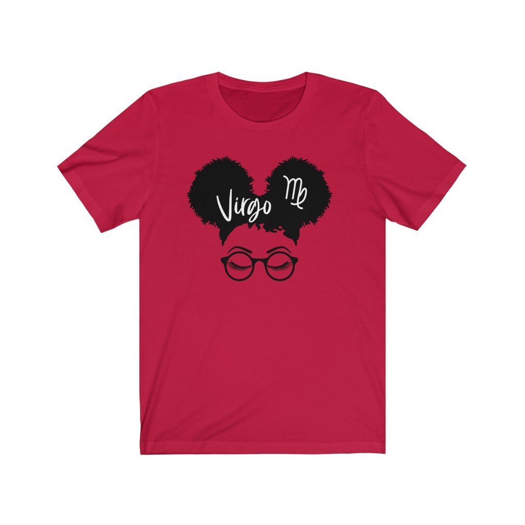 Virgo Afro Puff T-Shirt-T-Shirt-Get Me Bedazzled