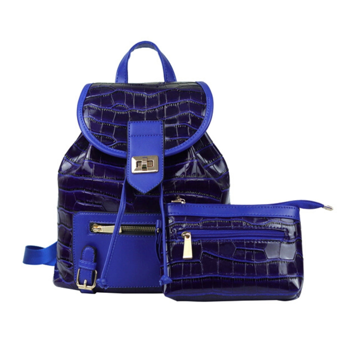 Blue Croc Cinch Backpack Set