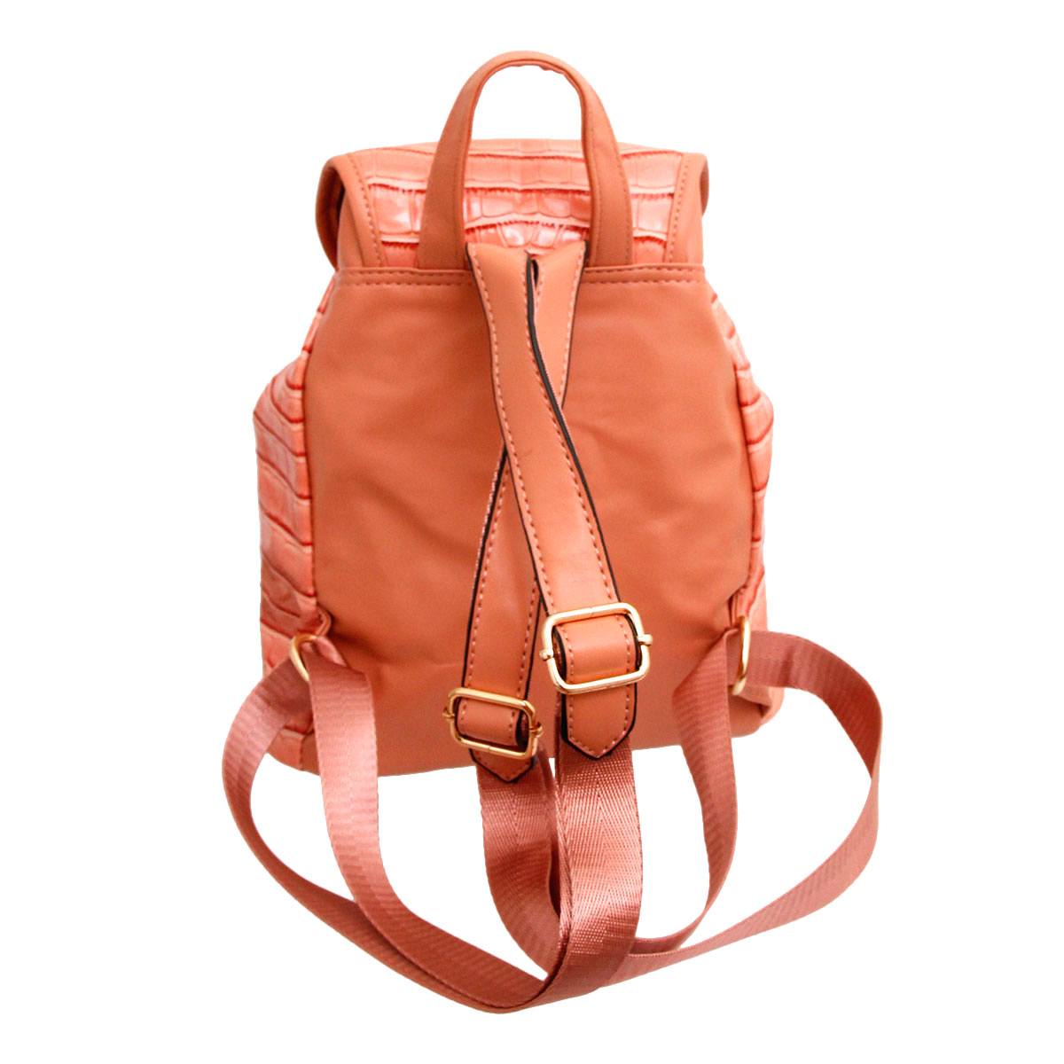 Pink Croc Cinch Backpack Set