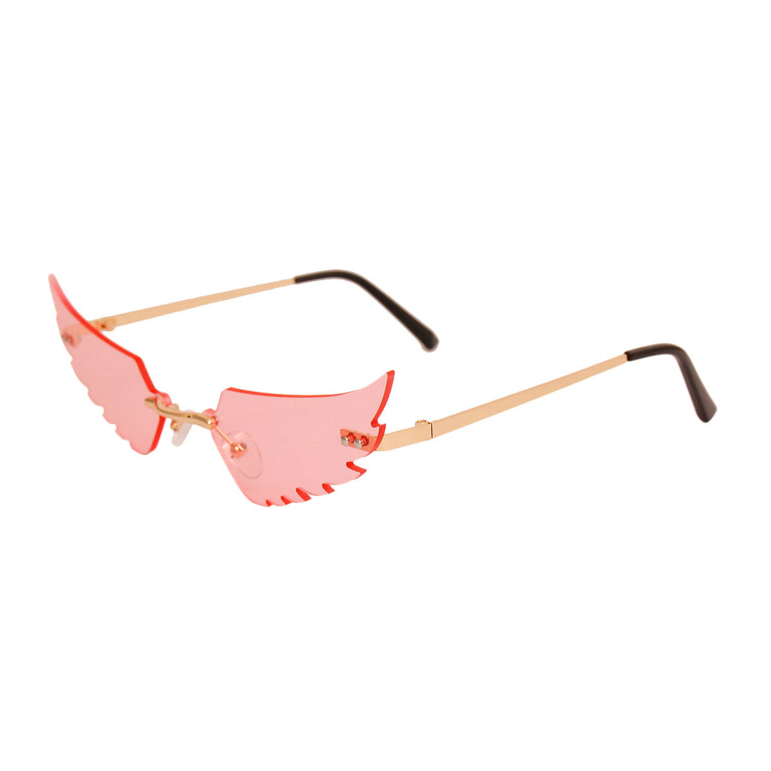 Pink Wings in Flight Sunglasses