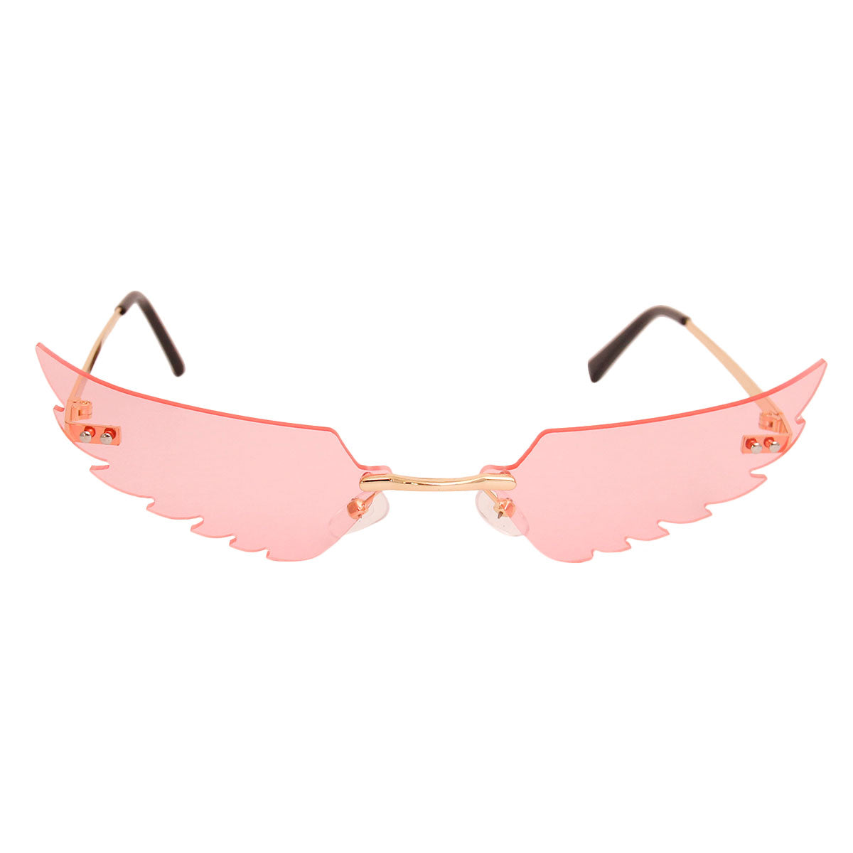 Pink Wings in Flight Sunglasses