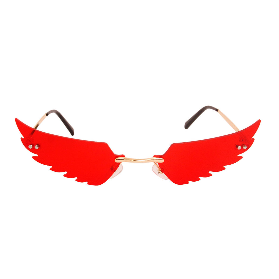 Red Wings in Flight Sunglasses