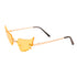 Yellow Wings in Flight Sunglasses