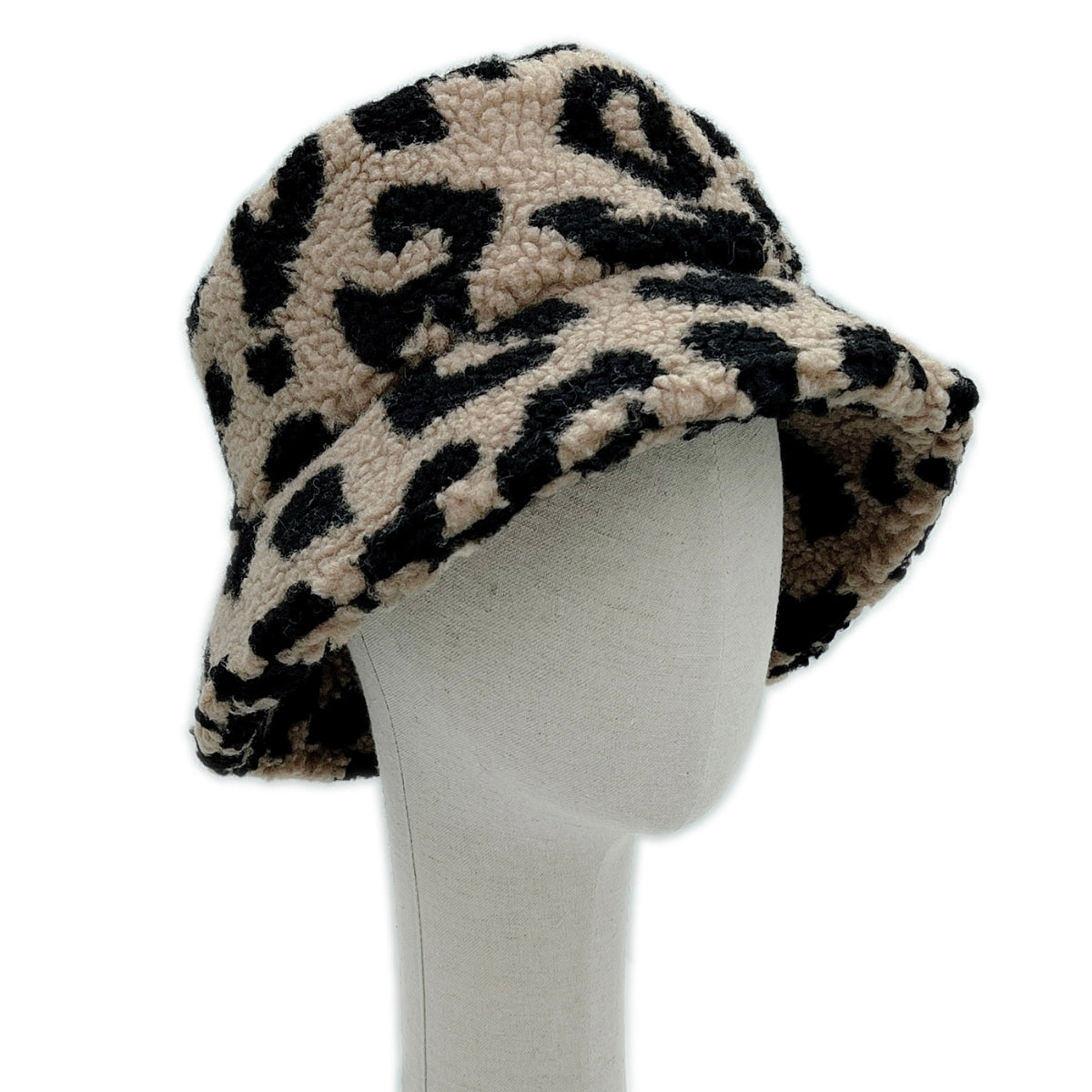 Camel Leopard Teddy Bucket Hat