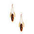 Gold Chain Tortoiseshell Earrirngs