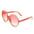 Red Round Rhinestone Sunglasses