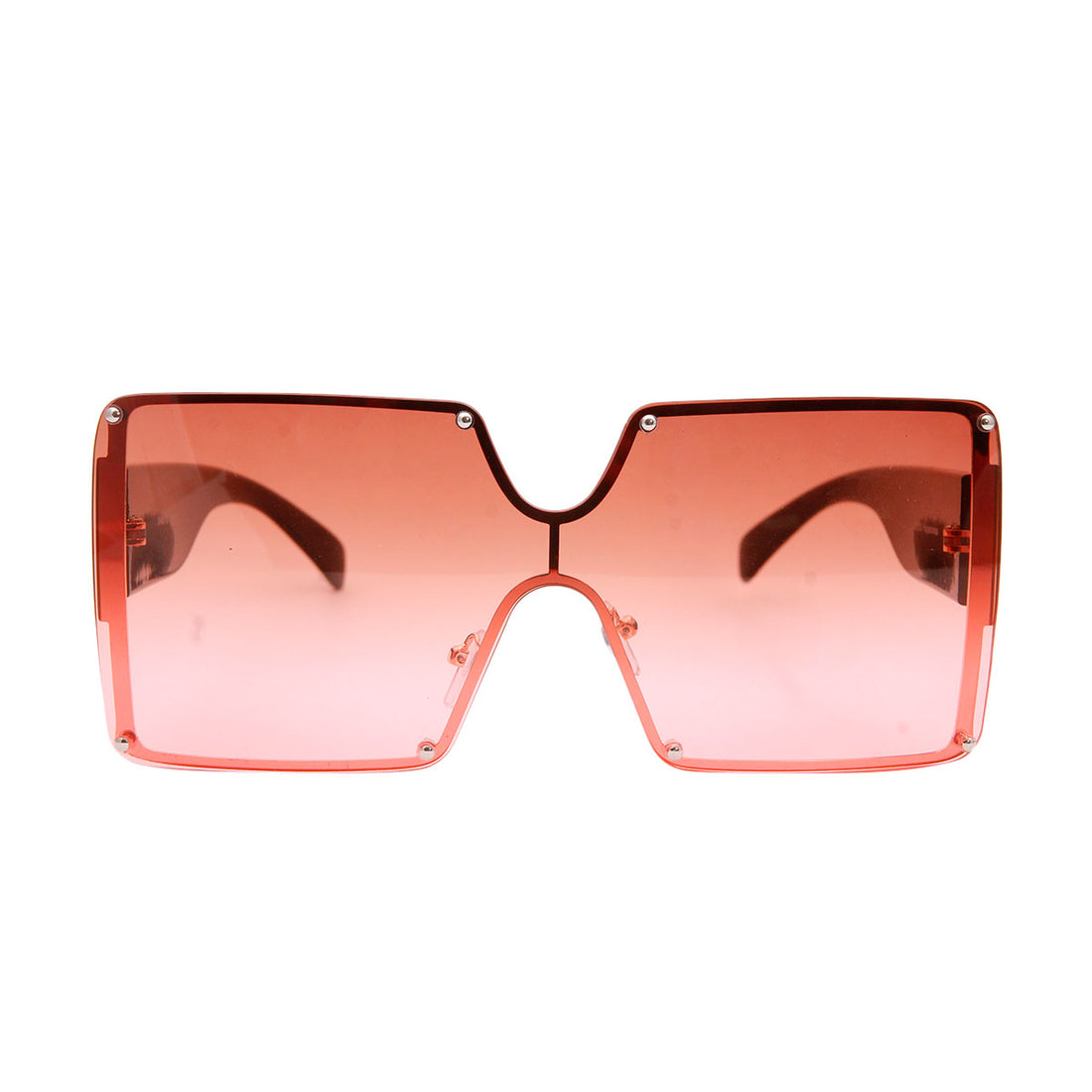 Pink Gradient Square Sunglasses