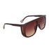 Brown Side Shield Sunglasses