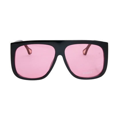 Pink Lens Side Shield Sunglasses