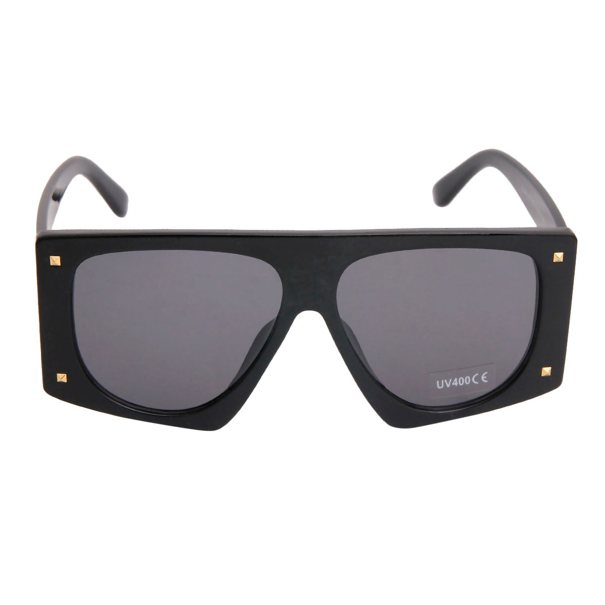 Black Square Stud Sunglasses