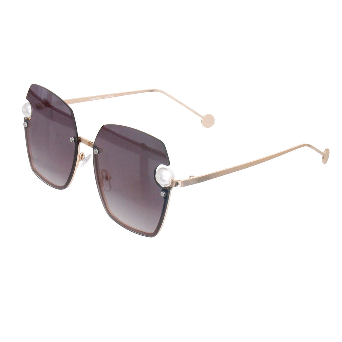 Gray Gradient Pearl Sunglasses