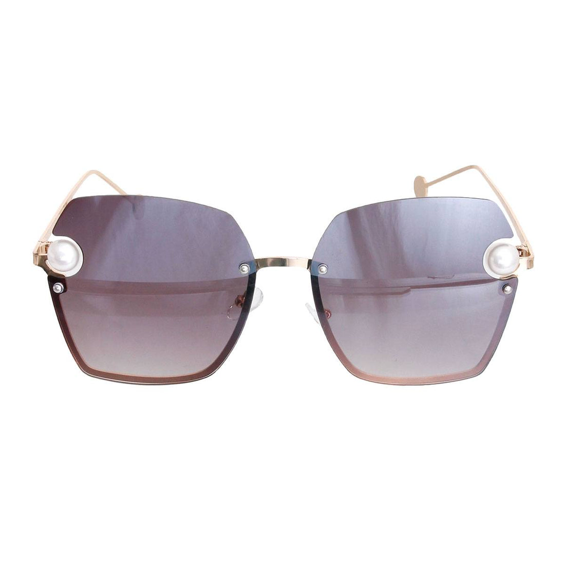 Gray Gradient Pearl Sunglasses