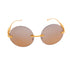Round Brown Tiger Sunglasses